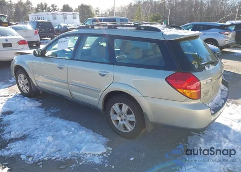 2005 Subaru Outback 2.5I Limited from USA, damaged, VIN 4S4BP62C657332405